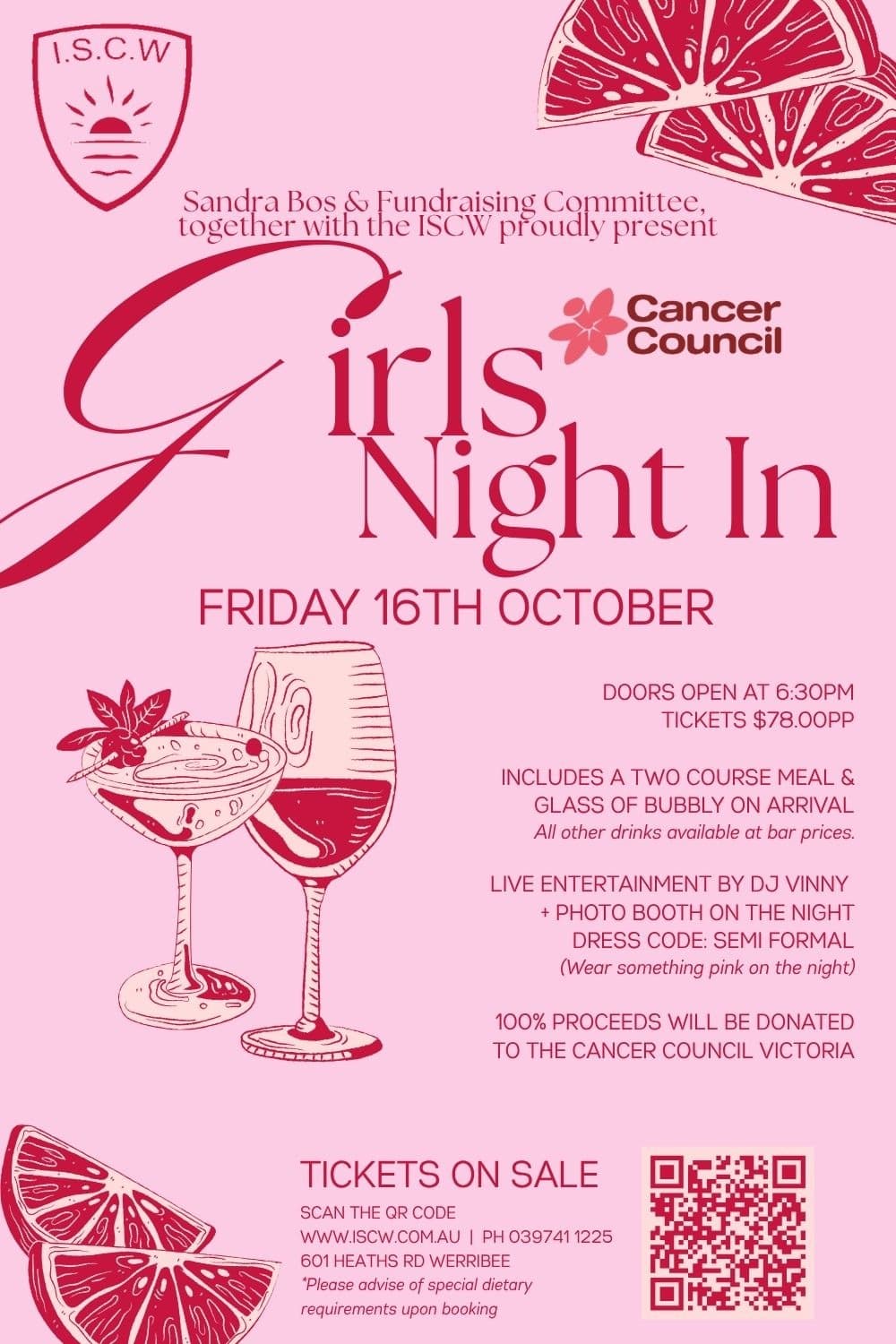 Girls Night In 2026 event artwork